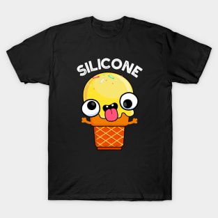 Silicone Funny Ice Cream Cone Pun T-Shirt